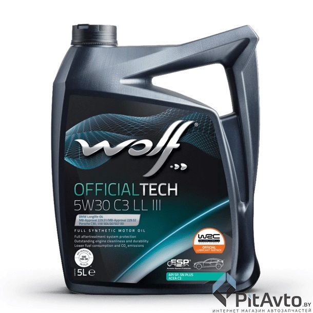 Масло моторное Wolf Officialtech 5W-30 C3 LL III 5л