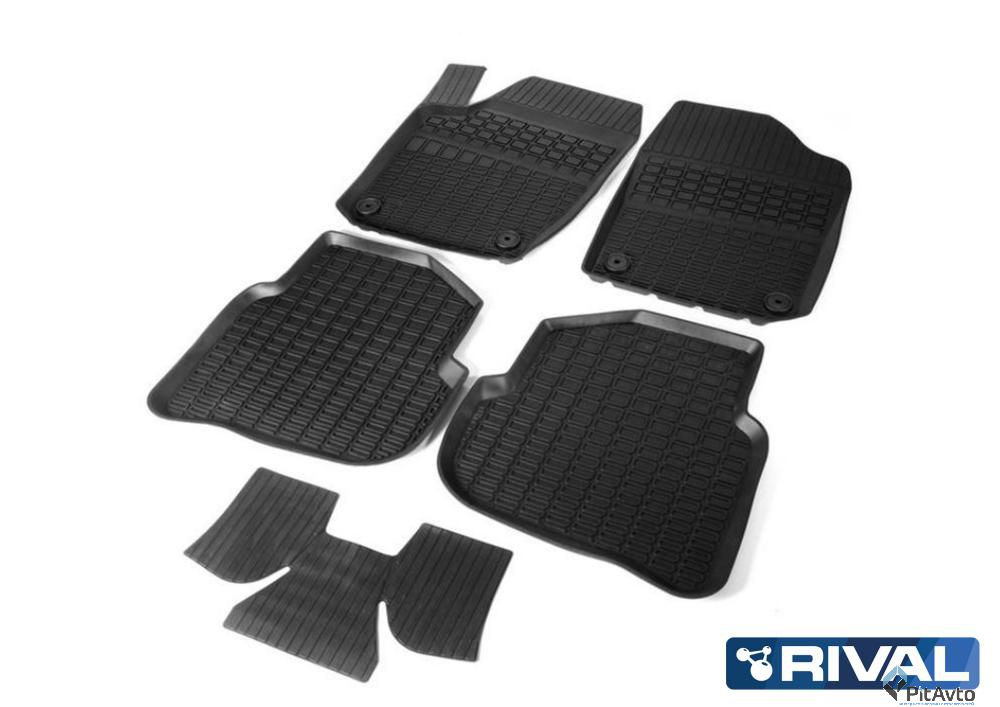 Коврики салона VW Polo седан 2010-2020 5шт / 65804001