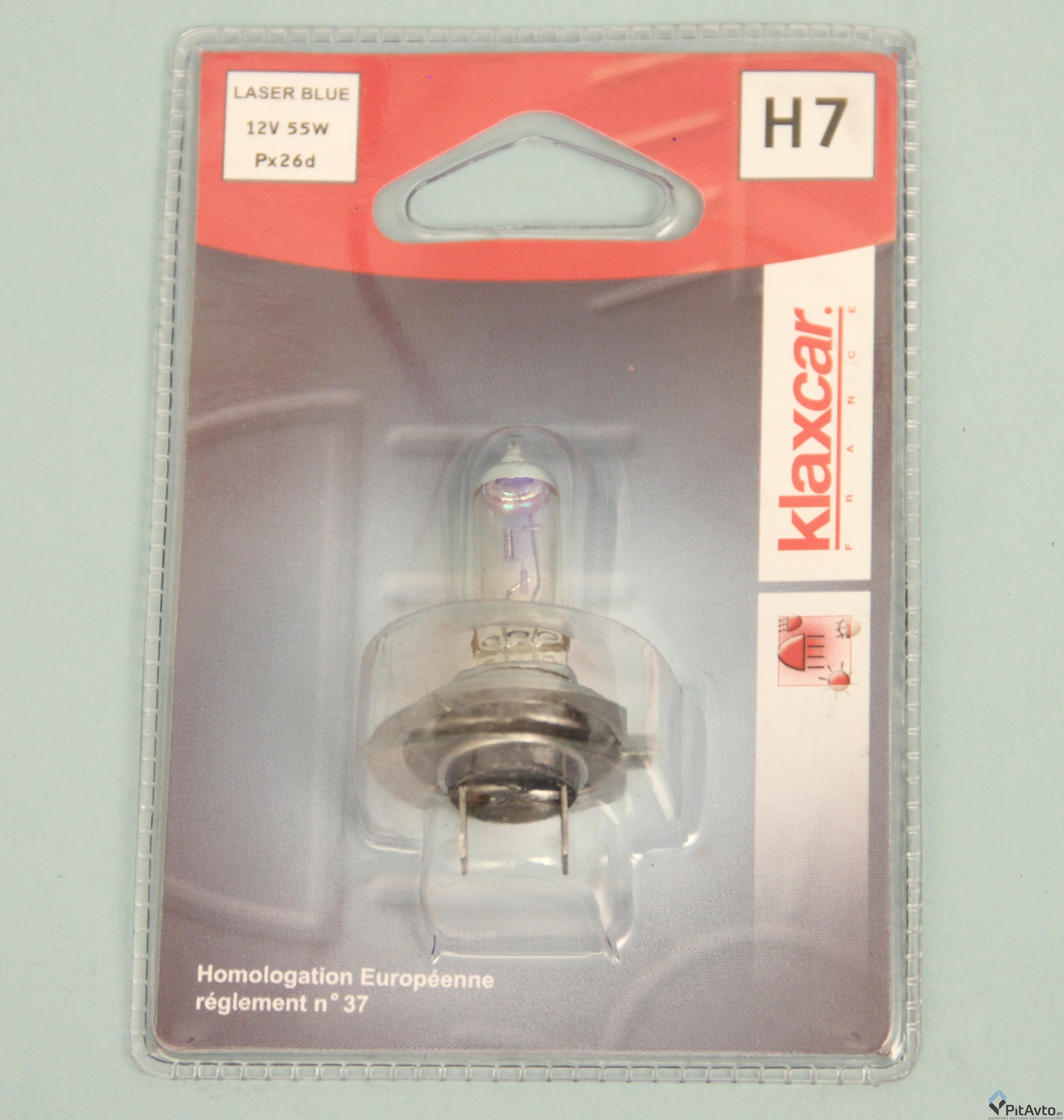 KLAXCAR FRANCE ЛАМПА H7 LASER BLUE