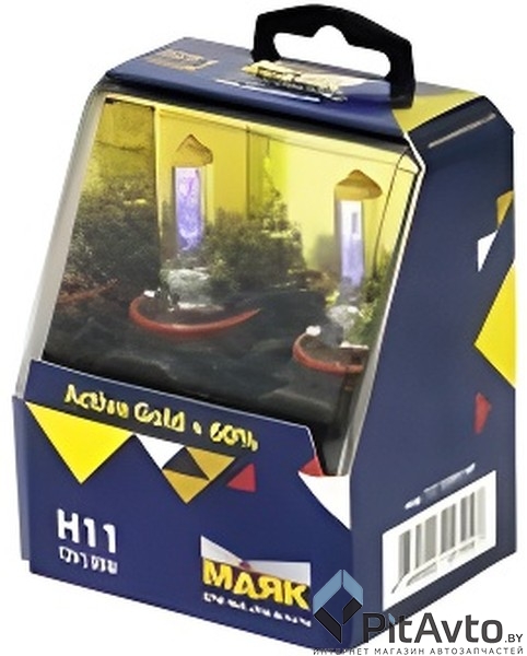 Комплект галогенных ламп МАЯК Н11 72110AG+60