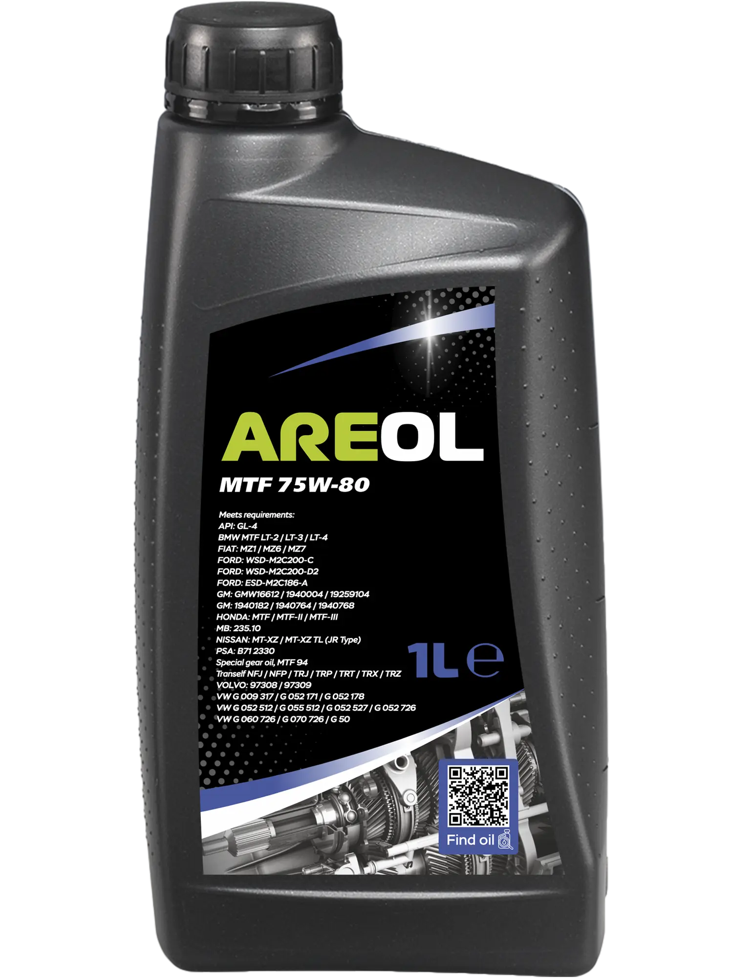 Масло трансмиссионное AREOL MTF 75W80 (1л)
