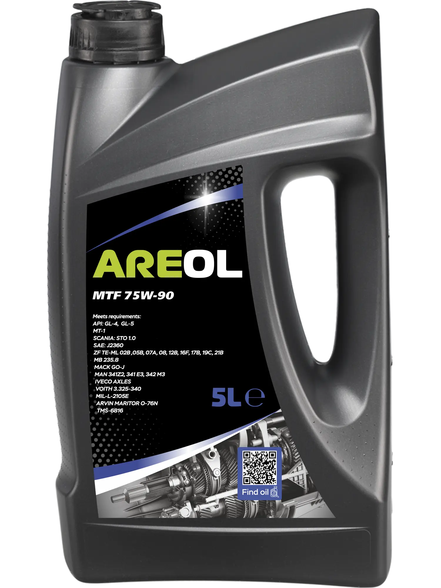 Масло трансмиссионное AREOL MTF 75W90 (5л)