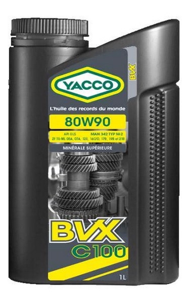 Масло трансмиссионное YACCO 80W90 BVX C 100 1л