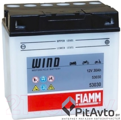 Аккумулятор FIAMM 30Ah moto 186x130x171