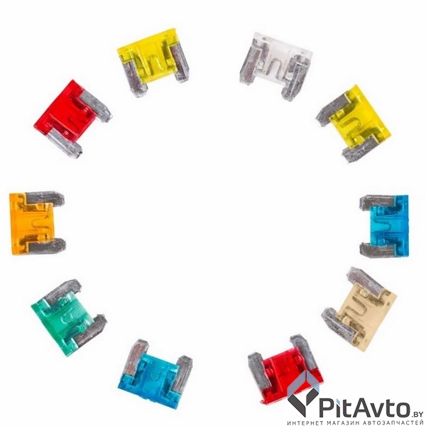 Комплект предохранителей микро REXANT 10шт / 80-7125