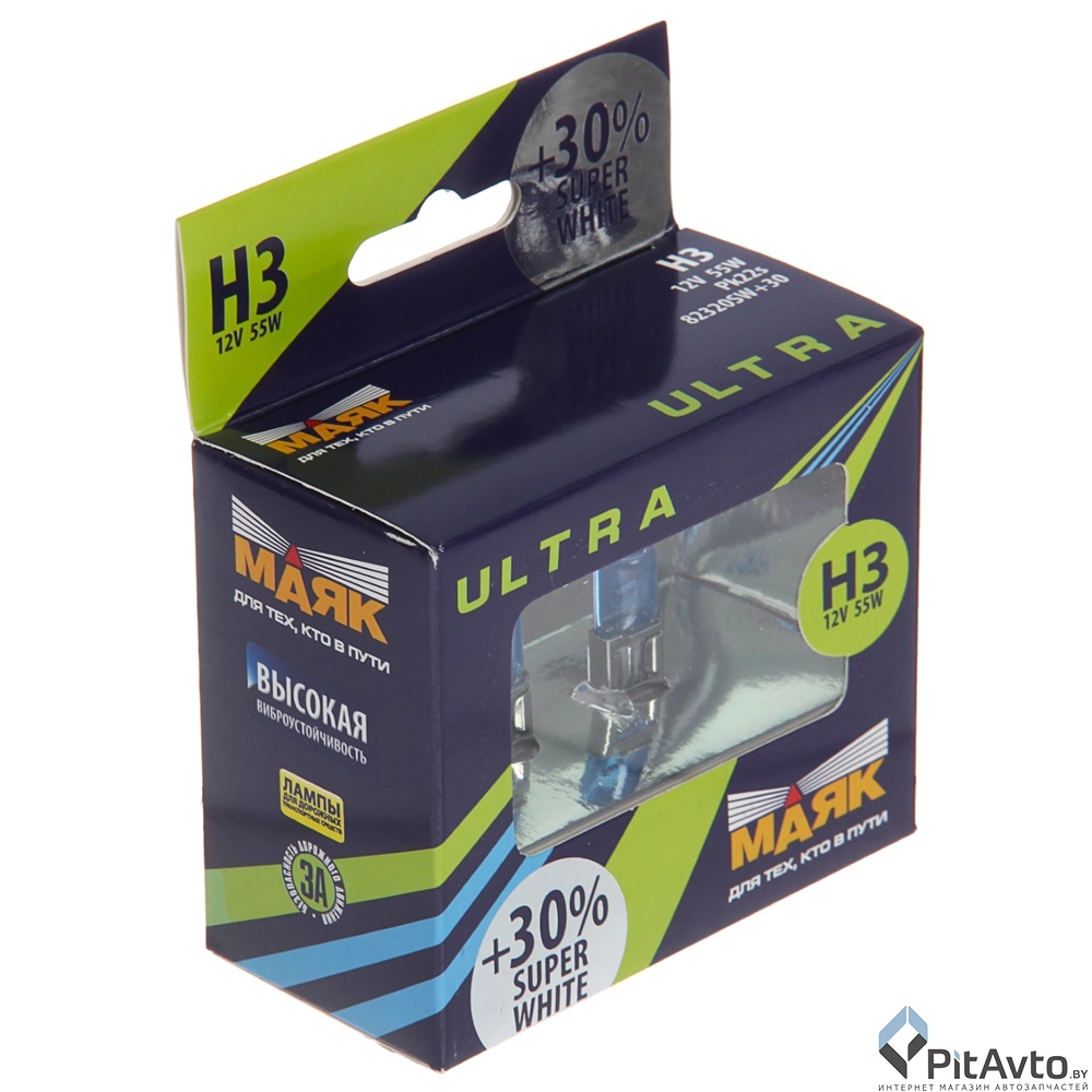 Комплект галогенных ламп МАЯК 82320SW+30