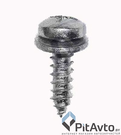 WRT 92999M Саморез 5.5x18.5mm цвет черный с шайбой