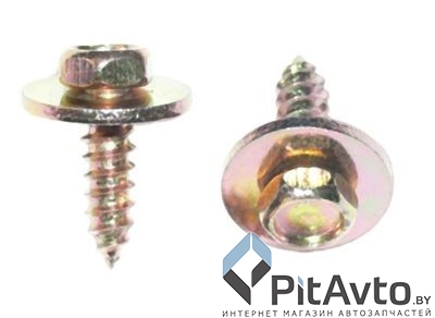 WRT 93004M Саморез 4.6х14mm под ключ с шайбой защиты а/м