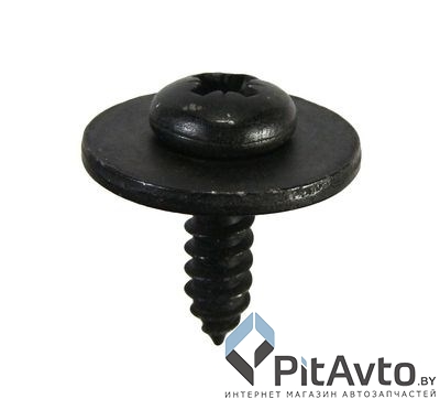 WRT 93124M Саморез 4.8x13mm цвет черный c шайбой D=18mm