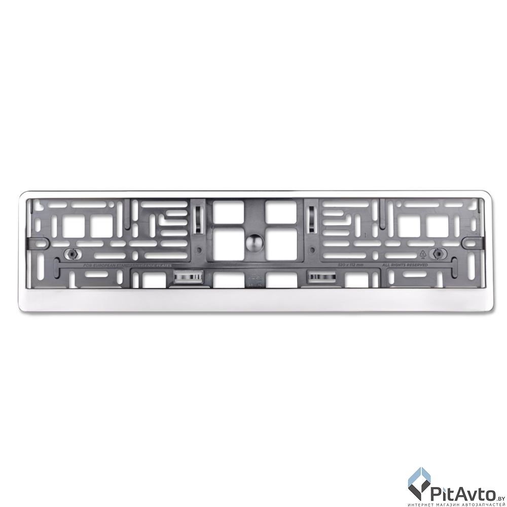 Рамка под номерной знак AVS хром