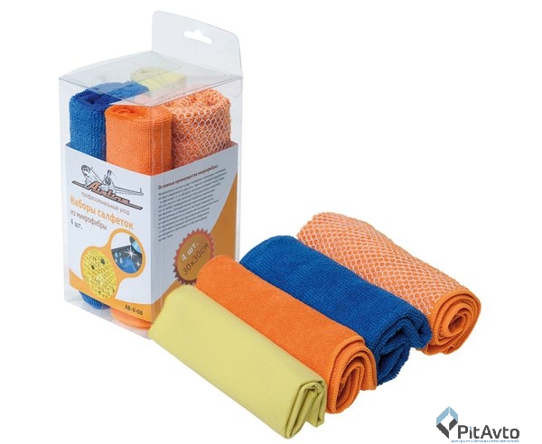 Набор салфеток из микрофибры AIRLINE AB-V-06