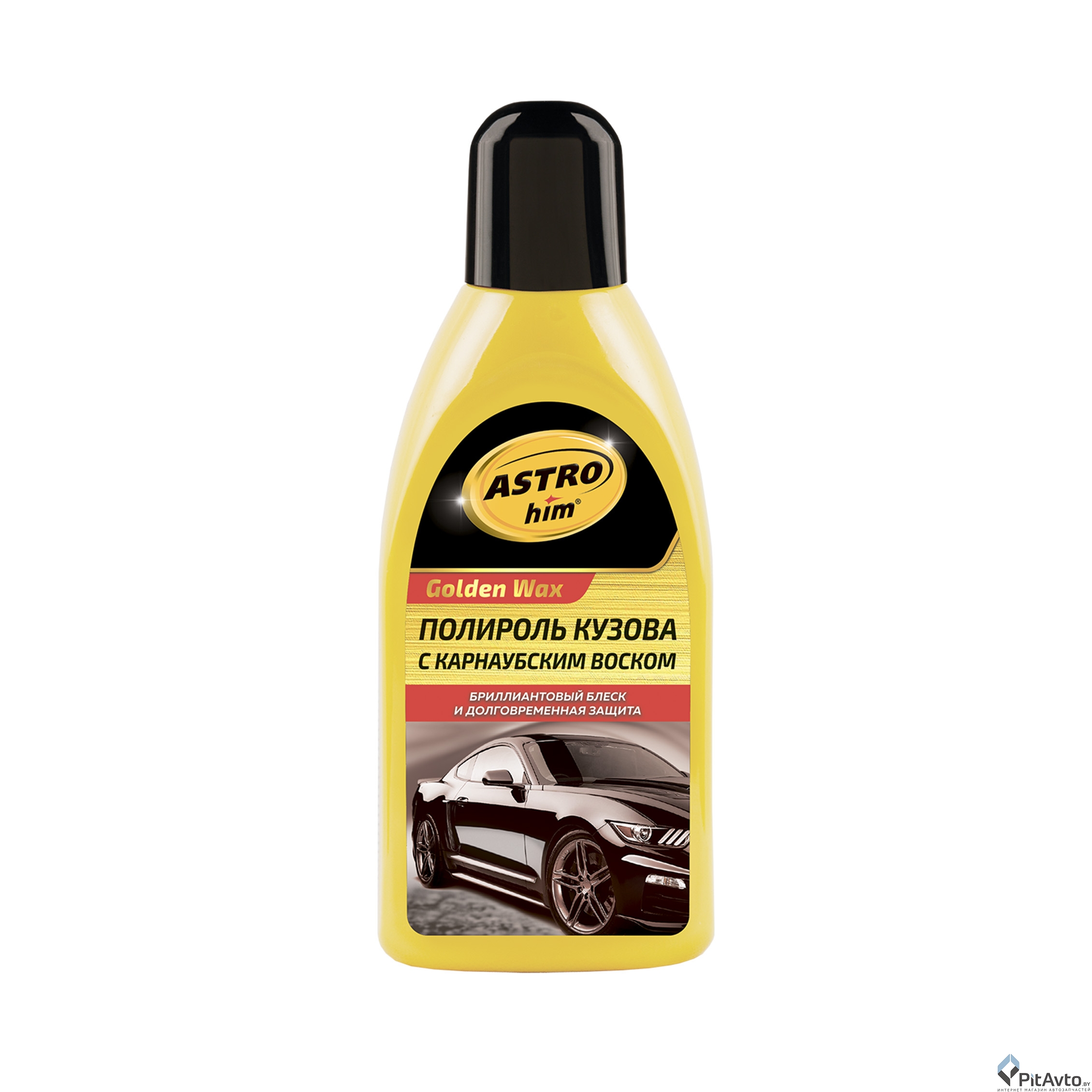 Полироль с карнаубским воском АСТРОХИМ AC-245 500мл