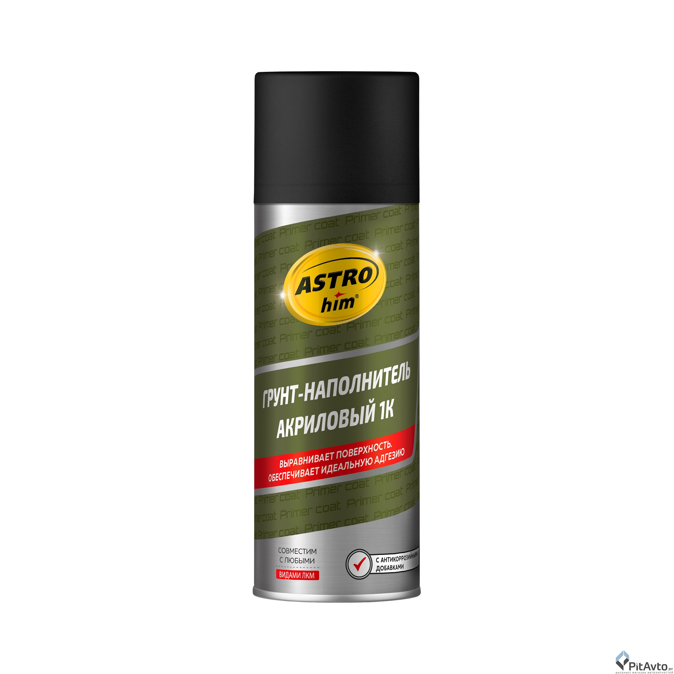 Грунт акриловый черный АСТРОХИМ AC-633 520мл