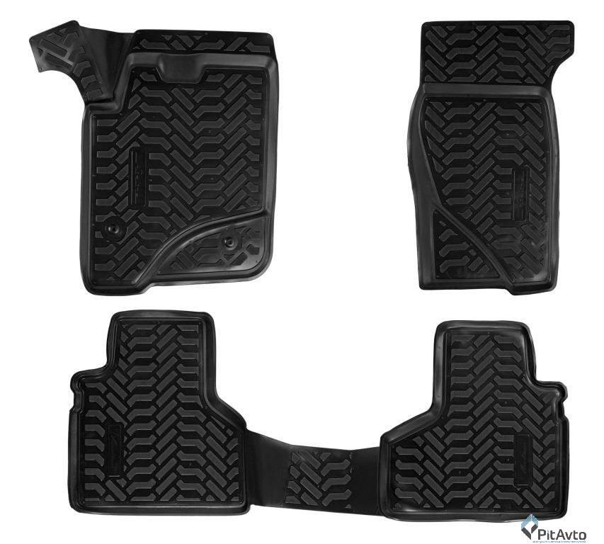 Комплект резиновых ковриков  ACM-PS-01 4шт