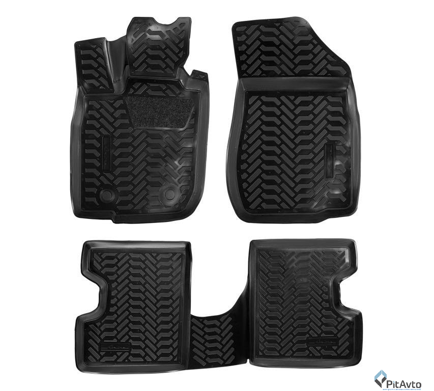 Комплект резиновых ковриков  ACM-PS-04 4шт
