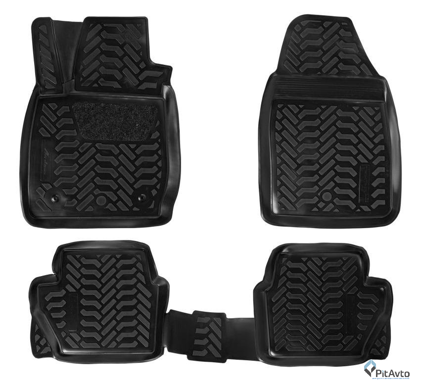 Комплект резиновых ковриков  ACM-PS-27 4шт