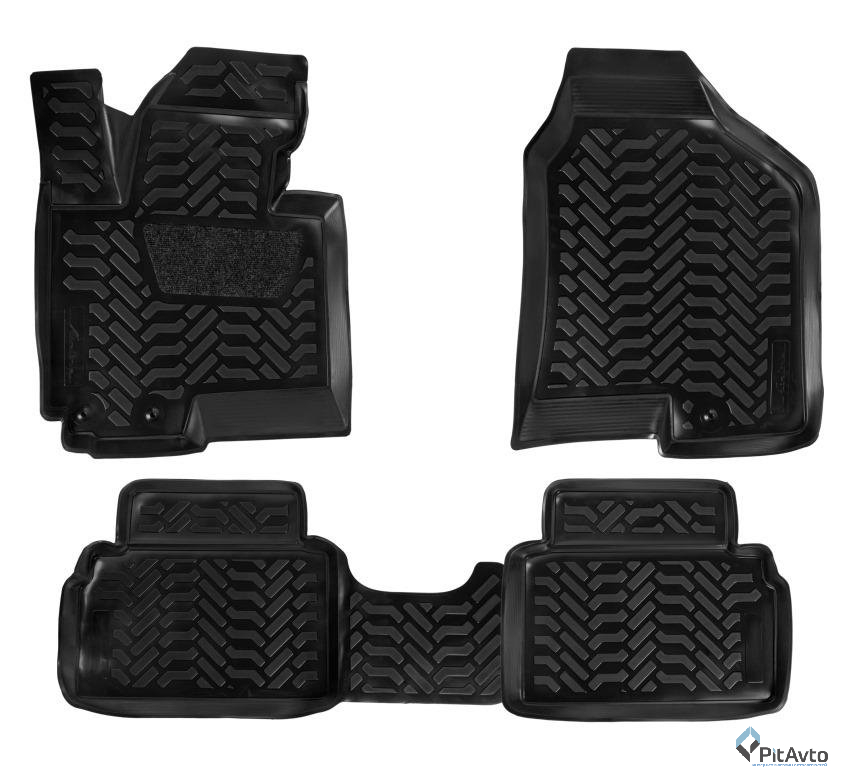 Комплект резиновых ковриков  ACM-PS-35 4шт