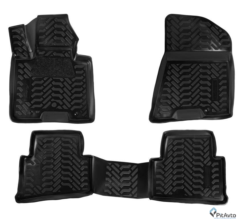 Комплект резиновых ковриков  ACM-PS-38 4шт