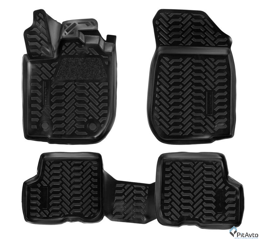 Комплект резиновых ковриков  ACM-PS-58 4шт