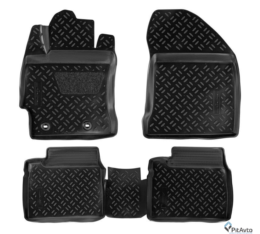 Комплект резиновых ковриков  ACM-PS-66 4шт