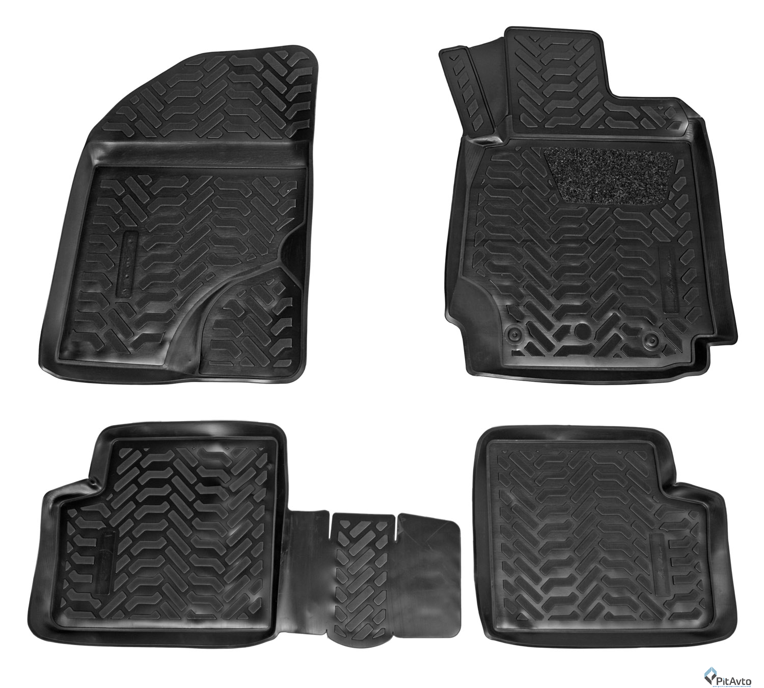 Комплект резиновых ковриков  ACM-PS-79 4шт