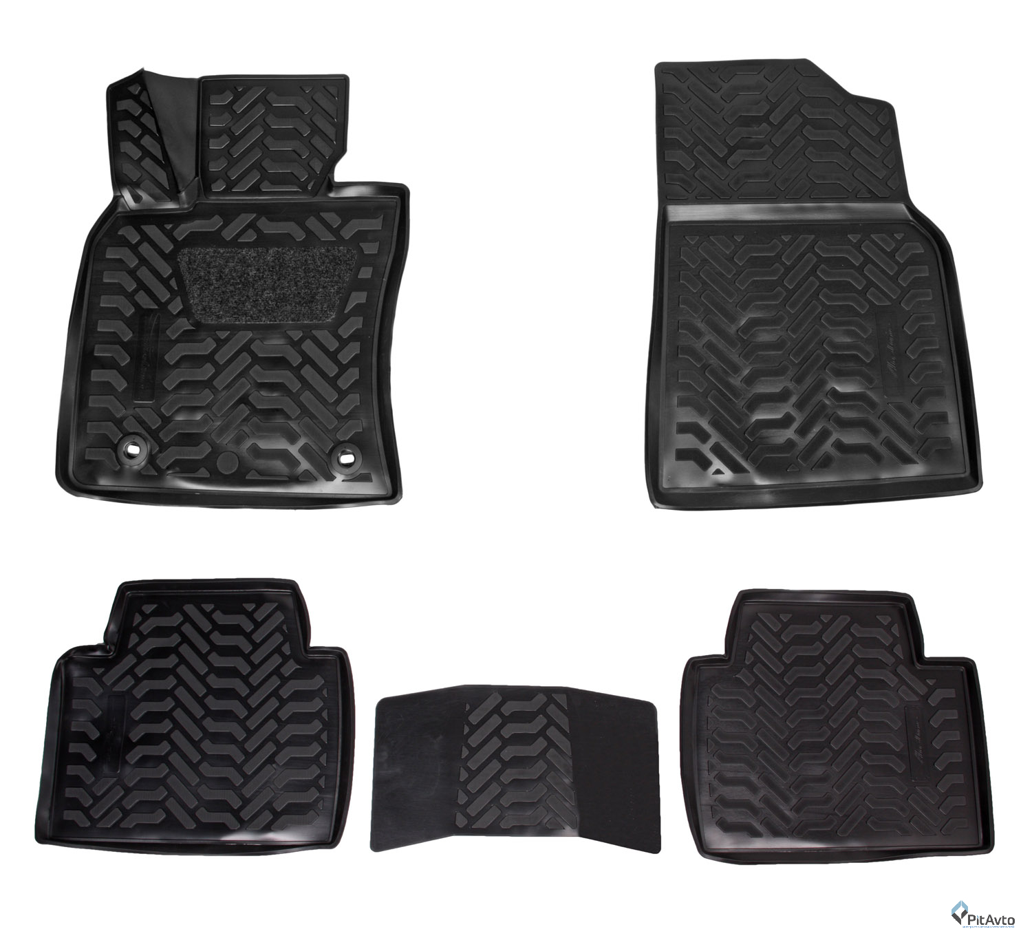 Комплект резиновых ковриков  ACM-PS-83 5шт