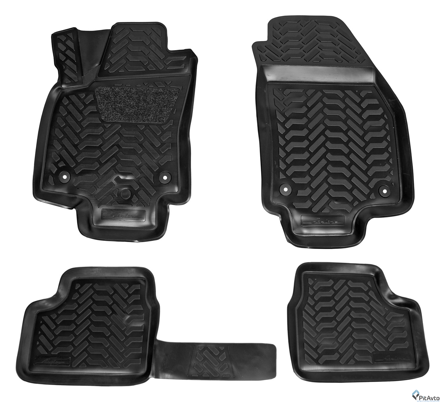 Комплект резиновых ковриков  ACM-PS-84 5шт