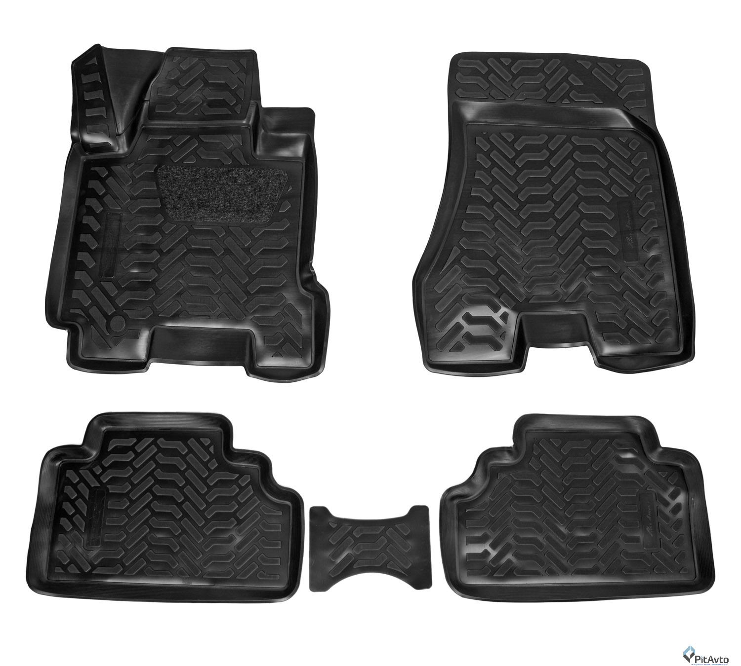 Комплект резиновых ковриков  ACM-PS-85 4шт