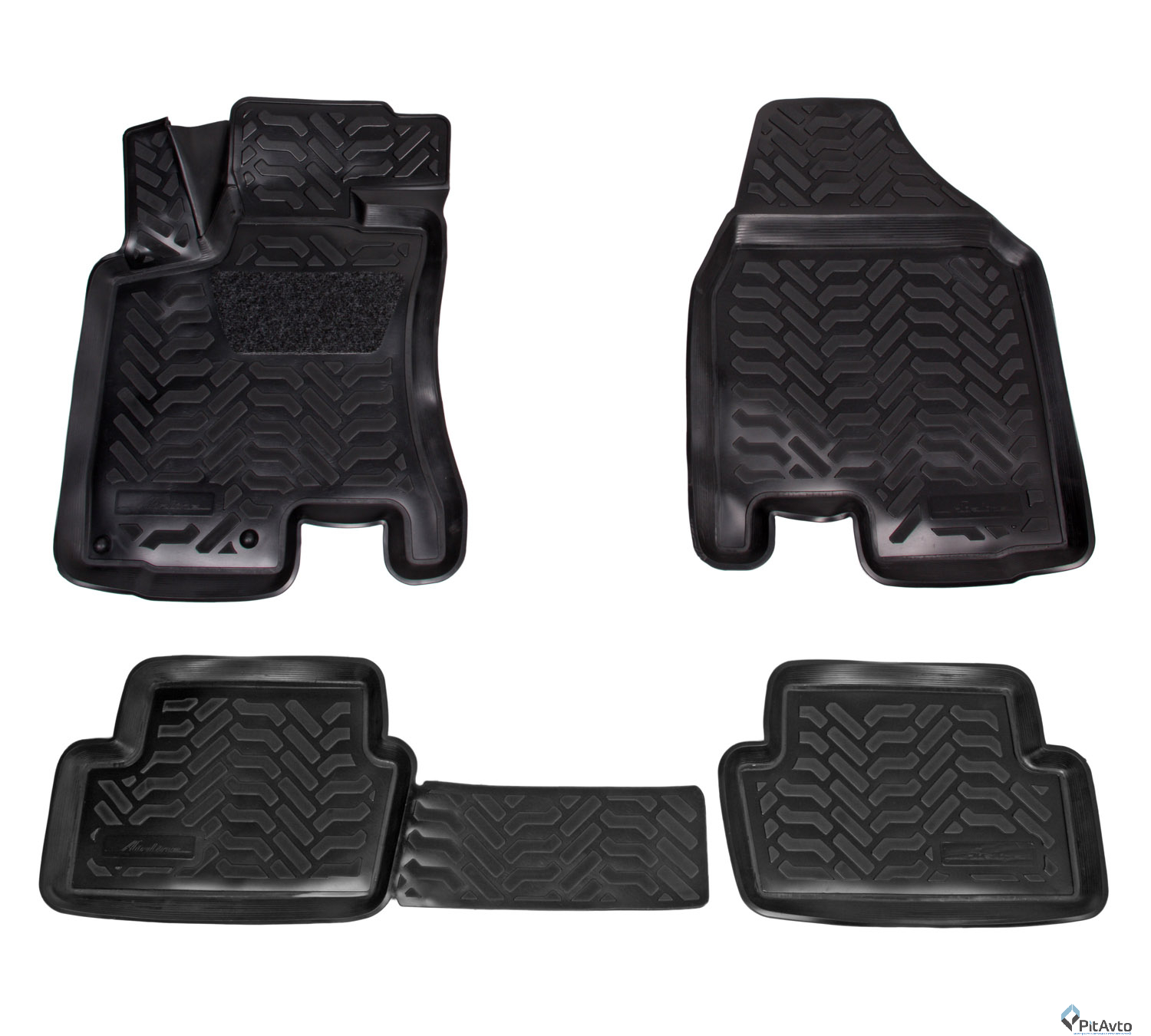 Комплект резиновых ковриков  ACM-PS-89 4шт