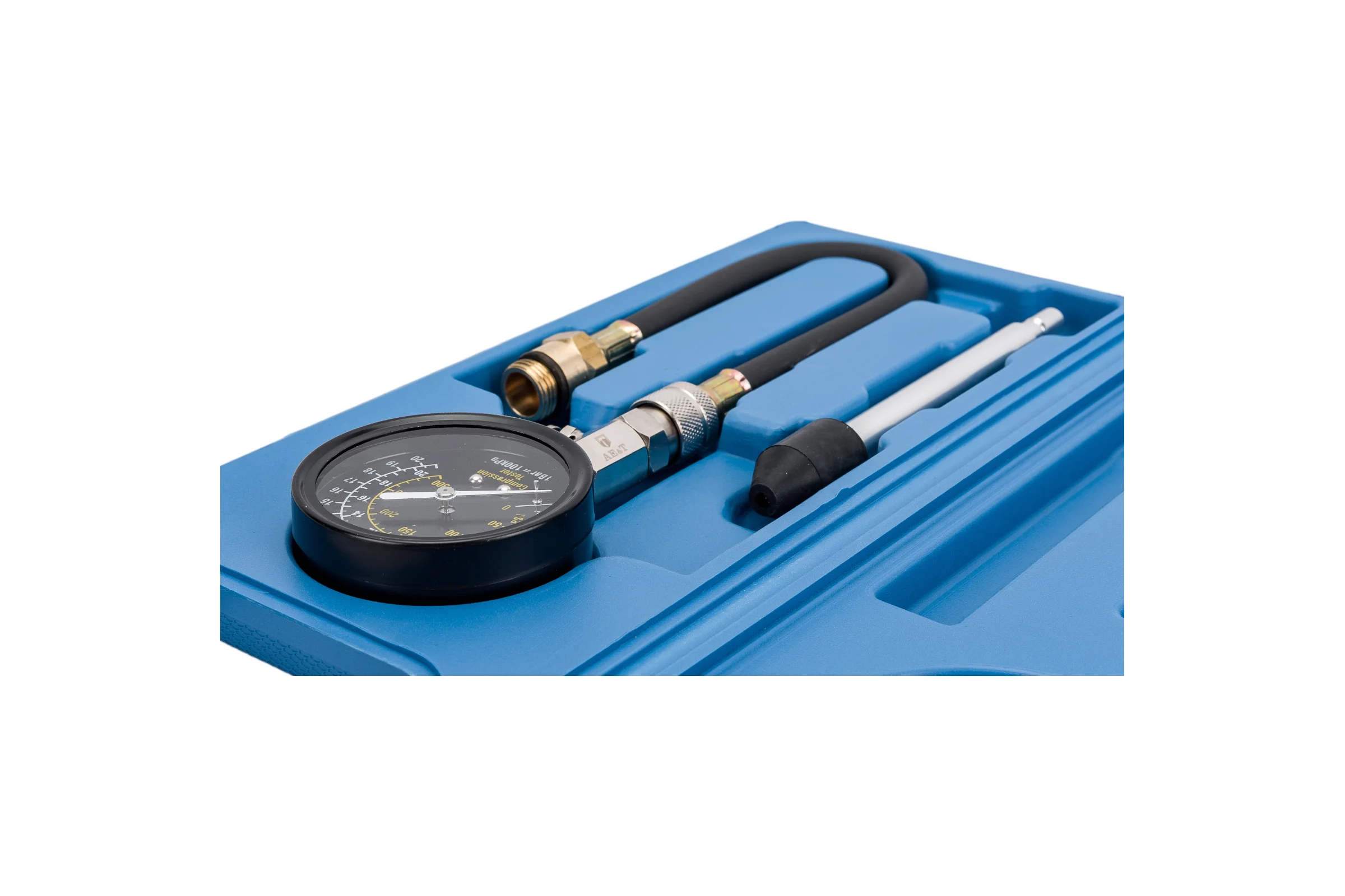 AE&T TA-G1006 Компрессометр 0-300PSI (14мм и 18мм)