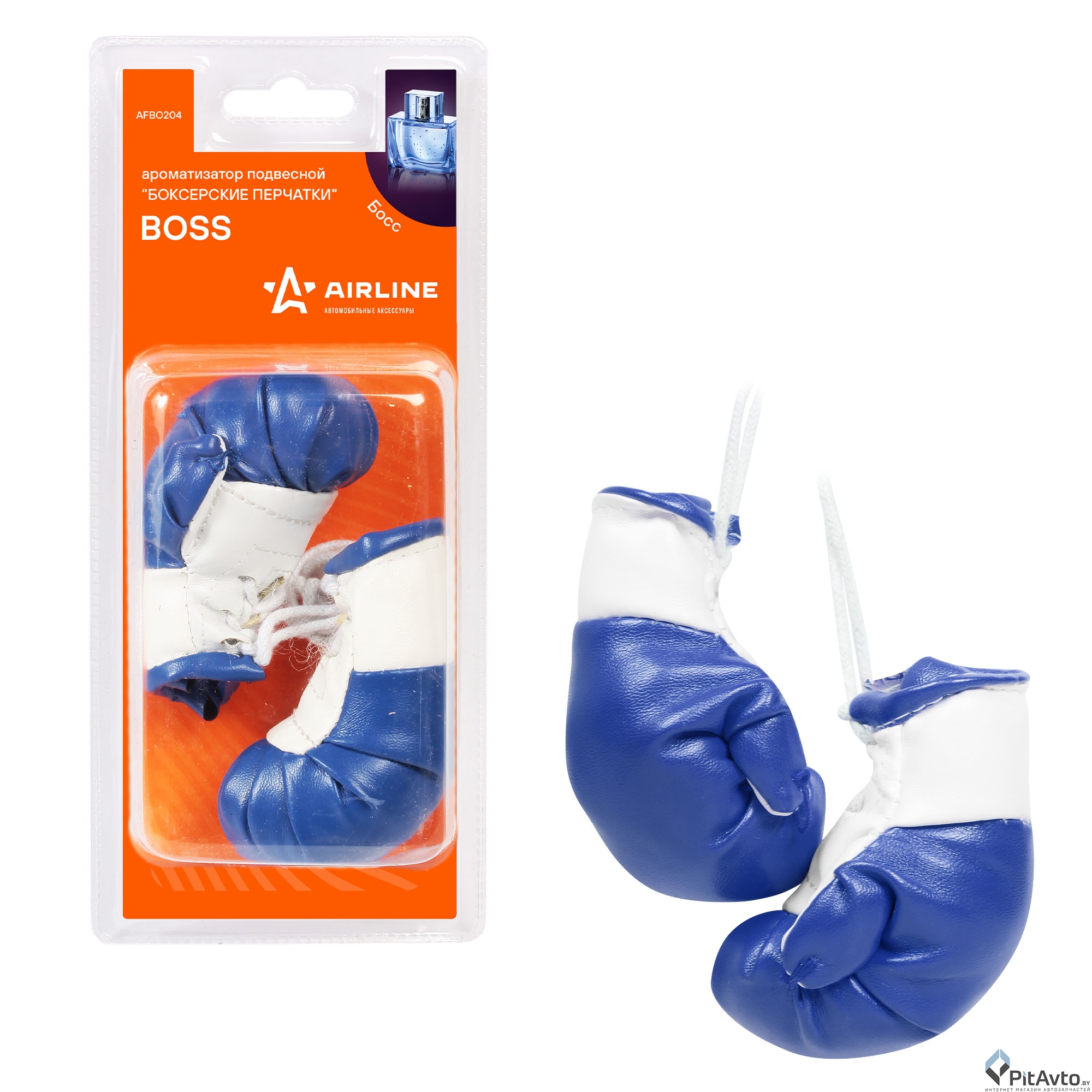 Ароматизатор AIRLINE подвесной ''Боксерские перчатки'' boss
