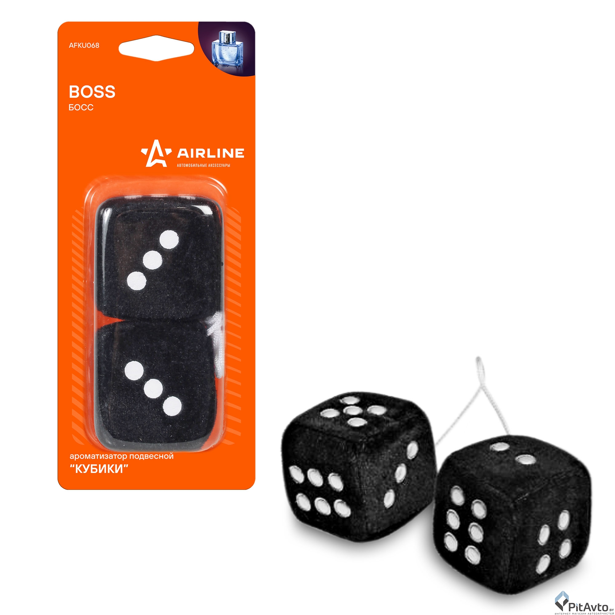 Ароматизатор AIRLINE подвесной ''Кубики'' Boss