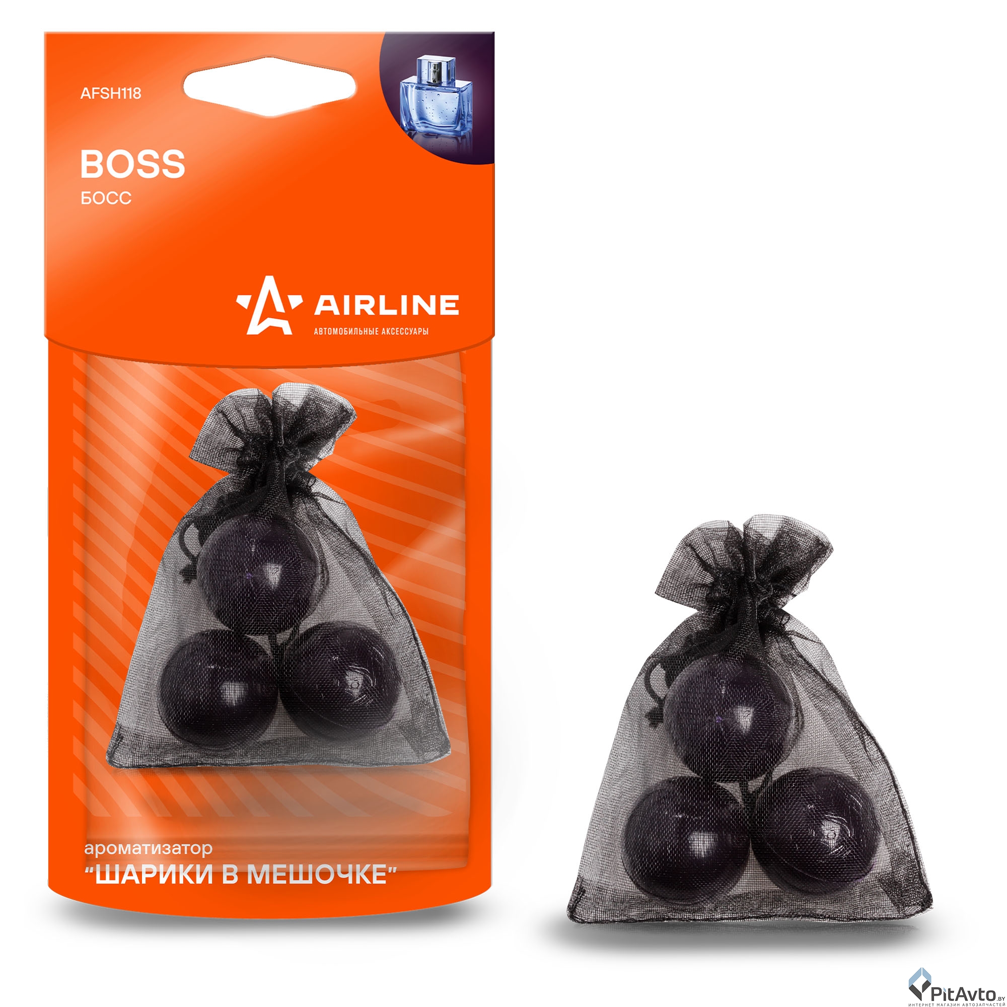 Ароматизатор AIRLINE 'шарики в мешочке' boss