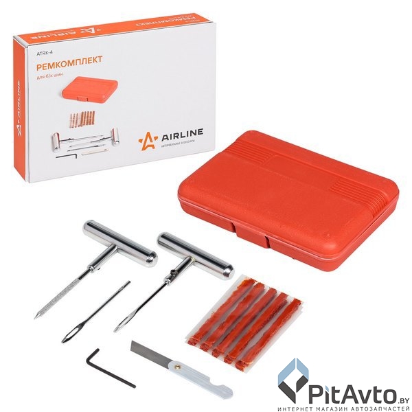 Набор для ремонта шин AIRLINE ATRK-4