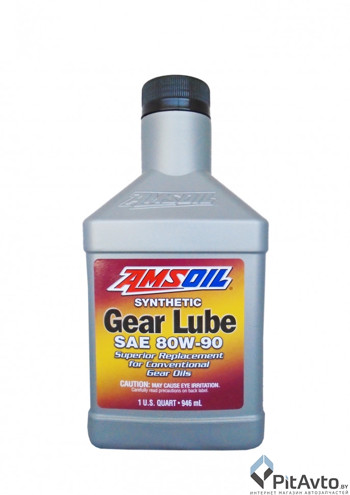 Масло трансмиссионное AMSOIL Gear Lube SAE 80W-90 0,946л