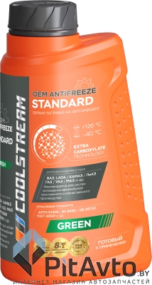 Антифриз CoolStream Standard 40 зелёный 1 кг