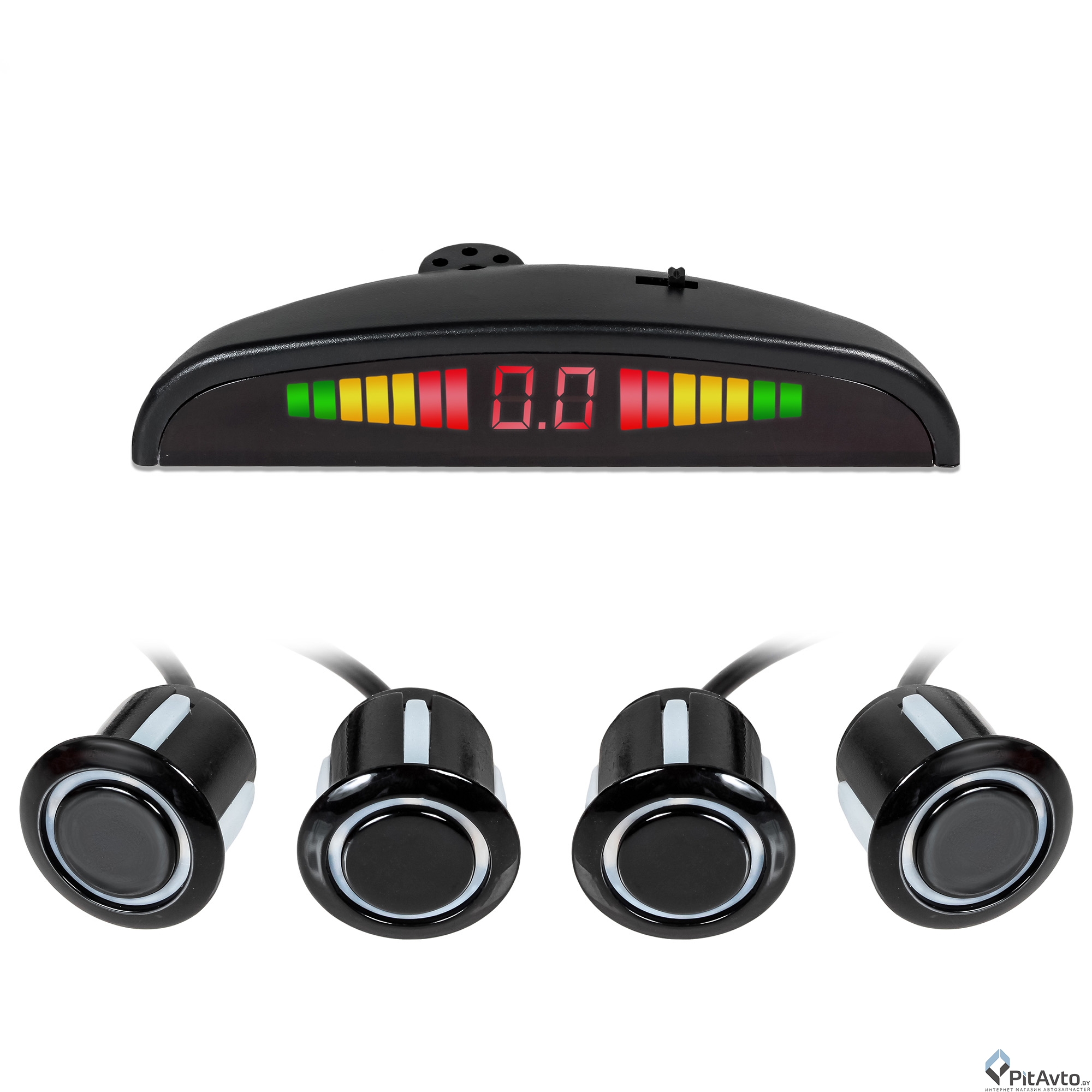 Изображение Парковочный радар 4 датчика AIRLINE APS4L01 Парковочный радар 4 датчика AIRLINE APS4L01