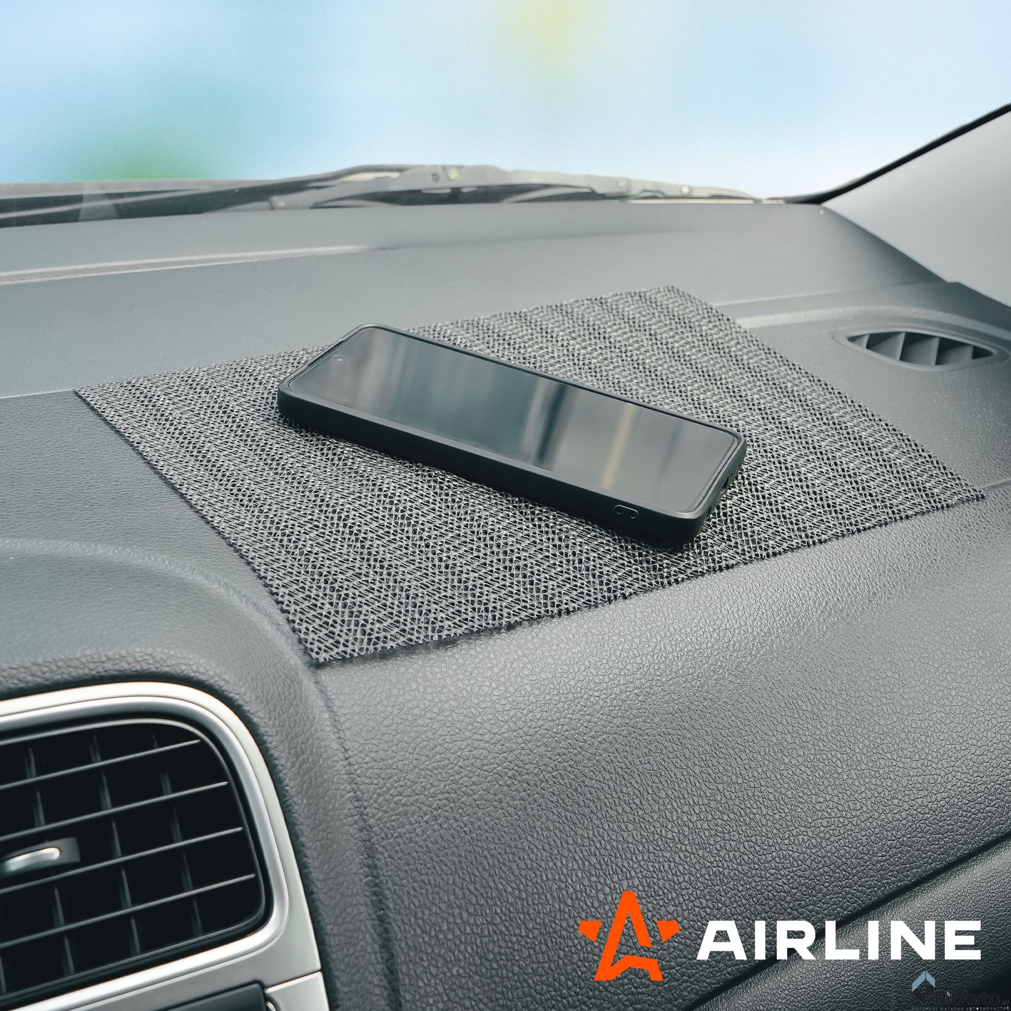 Изображение Коврик антискользящий AIRLINE ASMPC05 300х200мм черный Коврик антискользящий AIRLINE ASMPC05 300х200мм черный