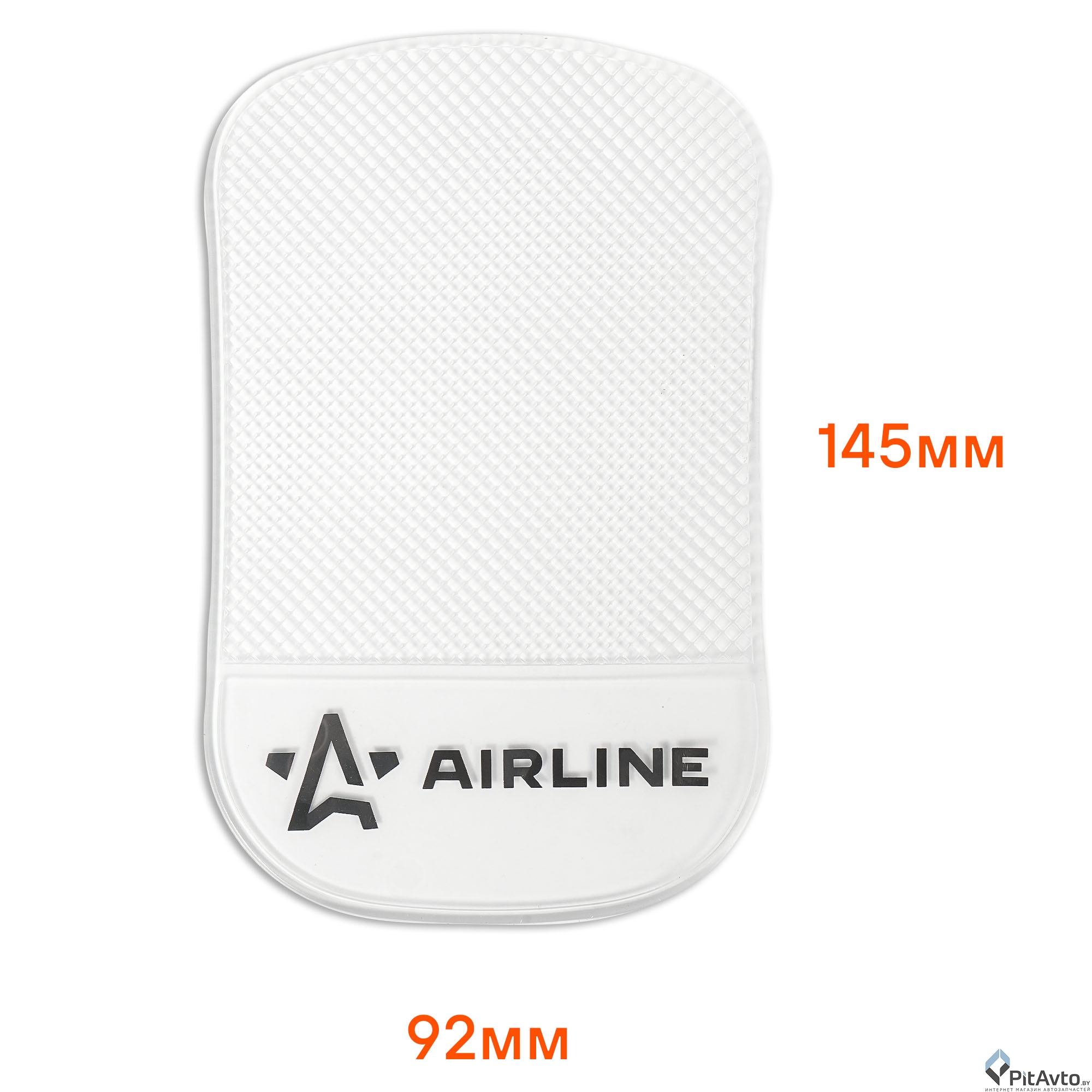 Изображение Коврик-липучка прозрачный AIRLINE ASMT02 92x145мм Коврик-липучка прозрачный AIRLINE ASMT02 92x145мм