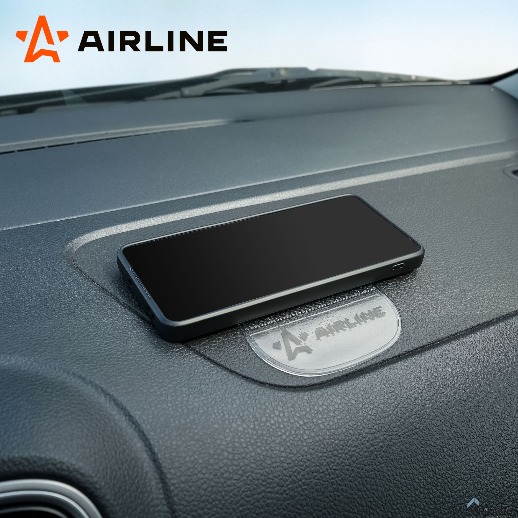 Изображение Коврик-липучка прозрачный AIRLINE ASMT02 92x145мм Коврик-липучка прозрачный AIRLINE ASMT02 92x145мм