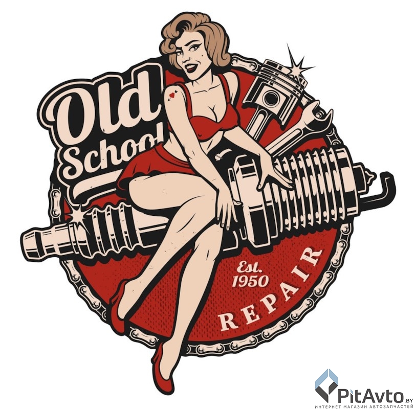 ASZ0053 Наклейка на авто OLD SCHOOL