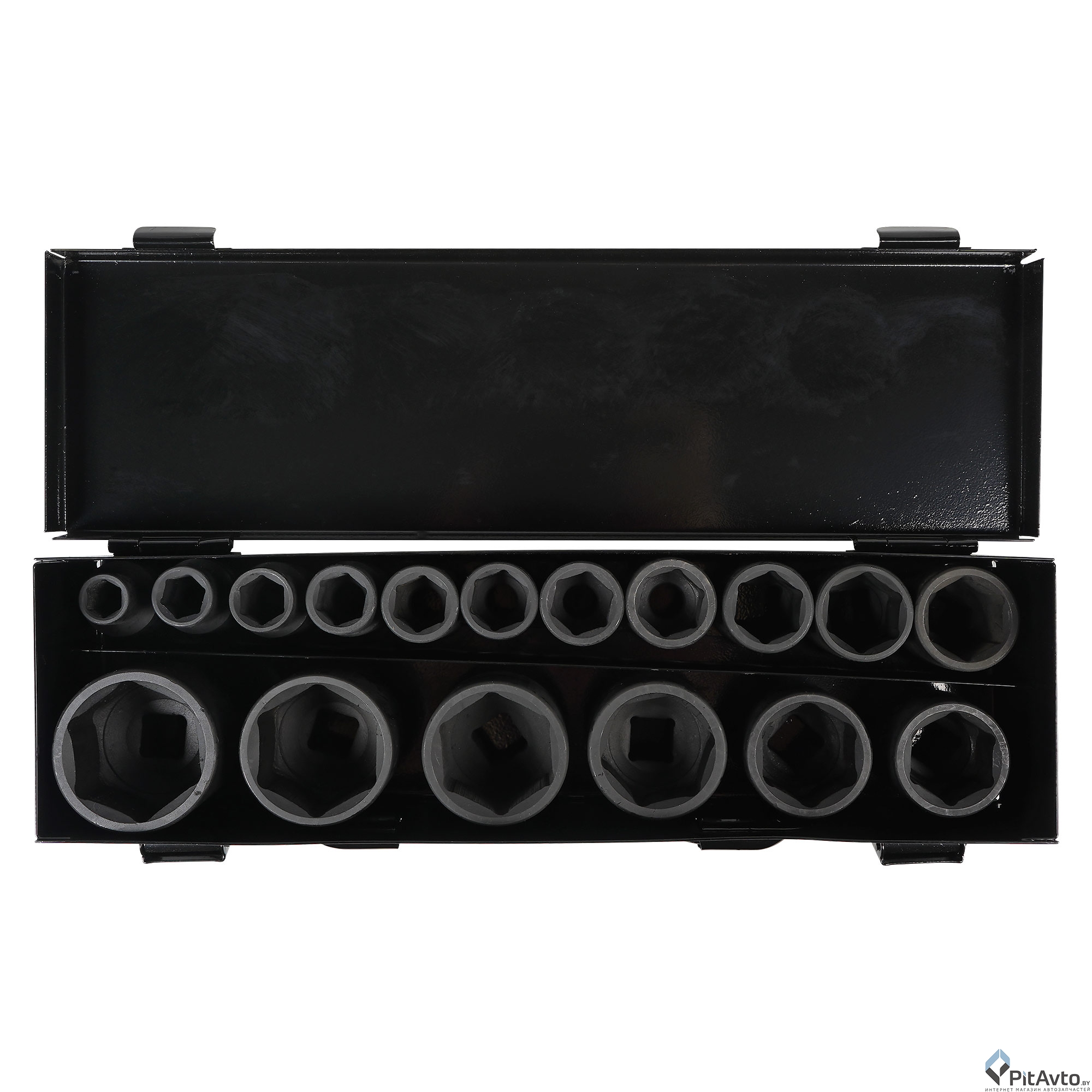 Набор головок ударных AIRLINE 1/2''DR L=38мм 17пр