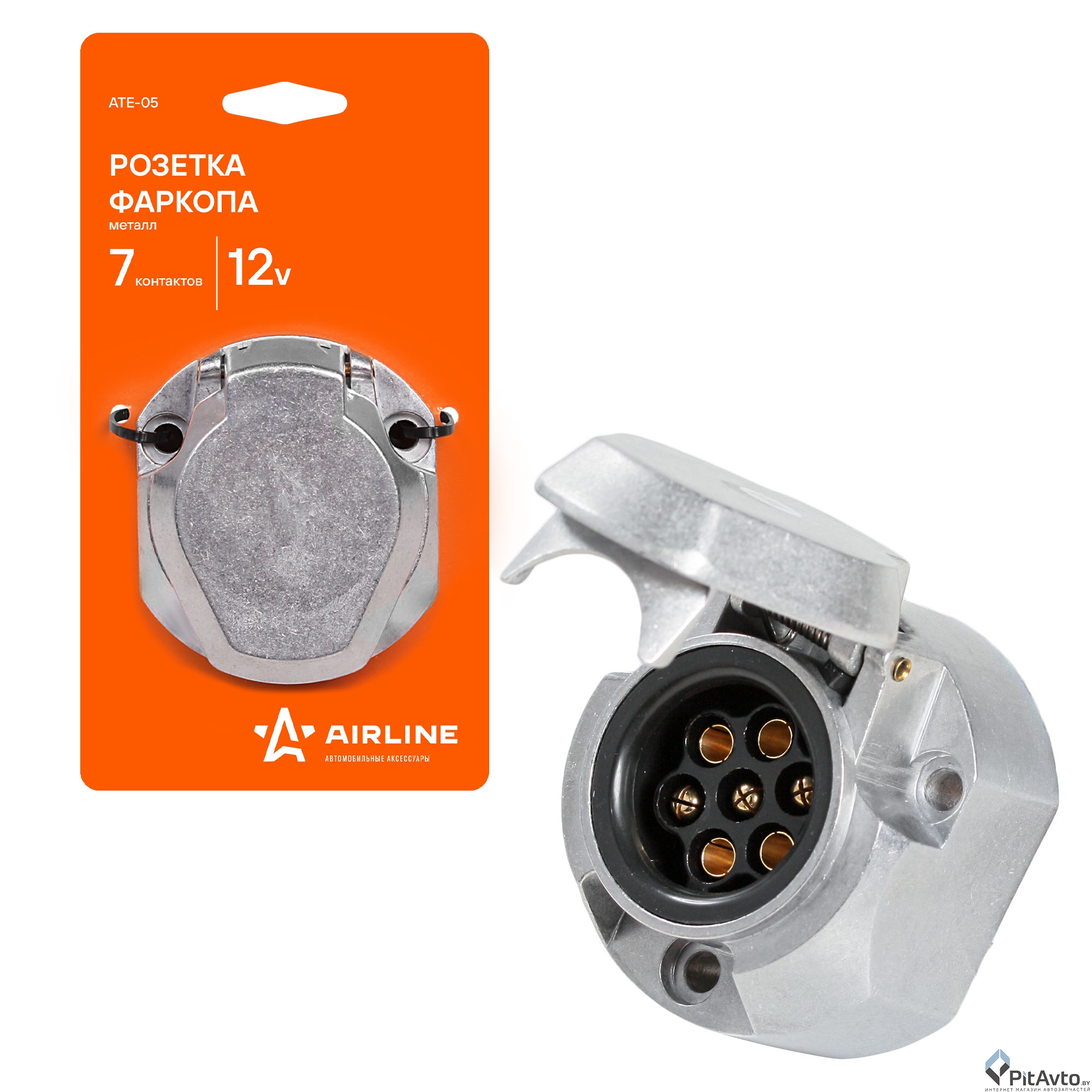 Розетка фаркопа 7 контактов AIRLINE ATE05