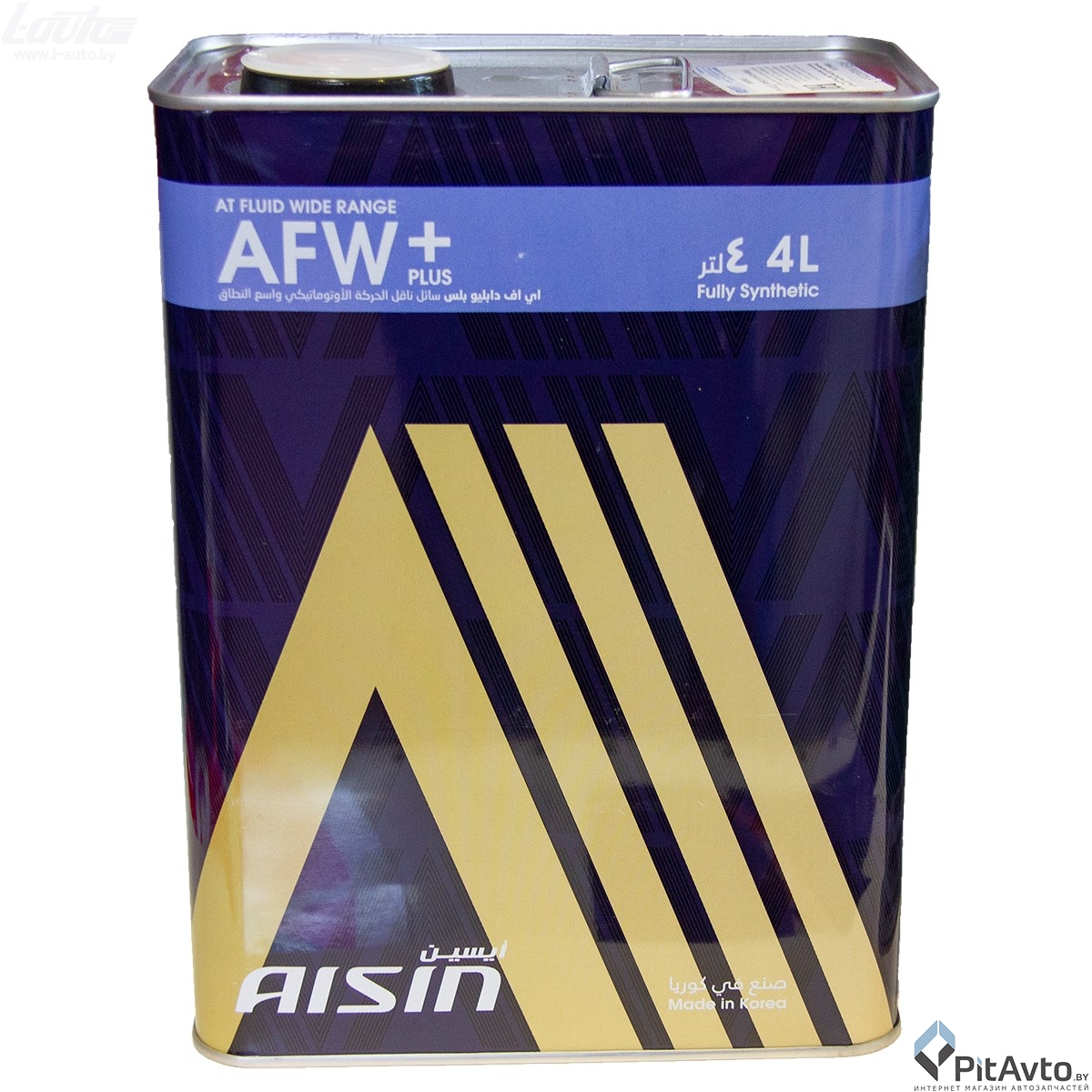 Жидкость гидравлическая AISIN ATF AFW+ 4л / ATFMT4S
