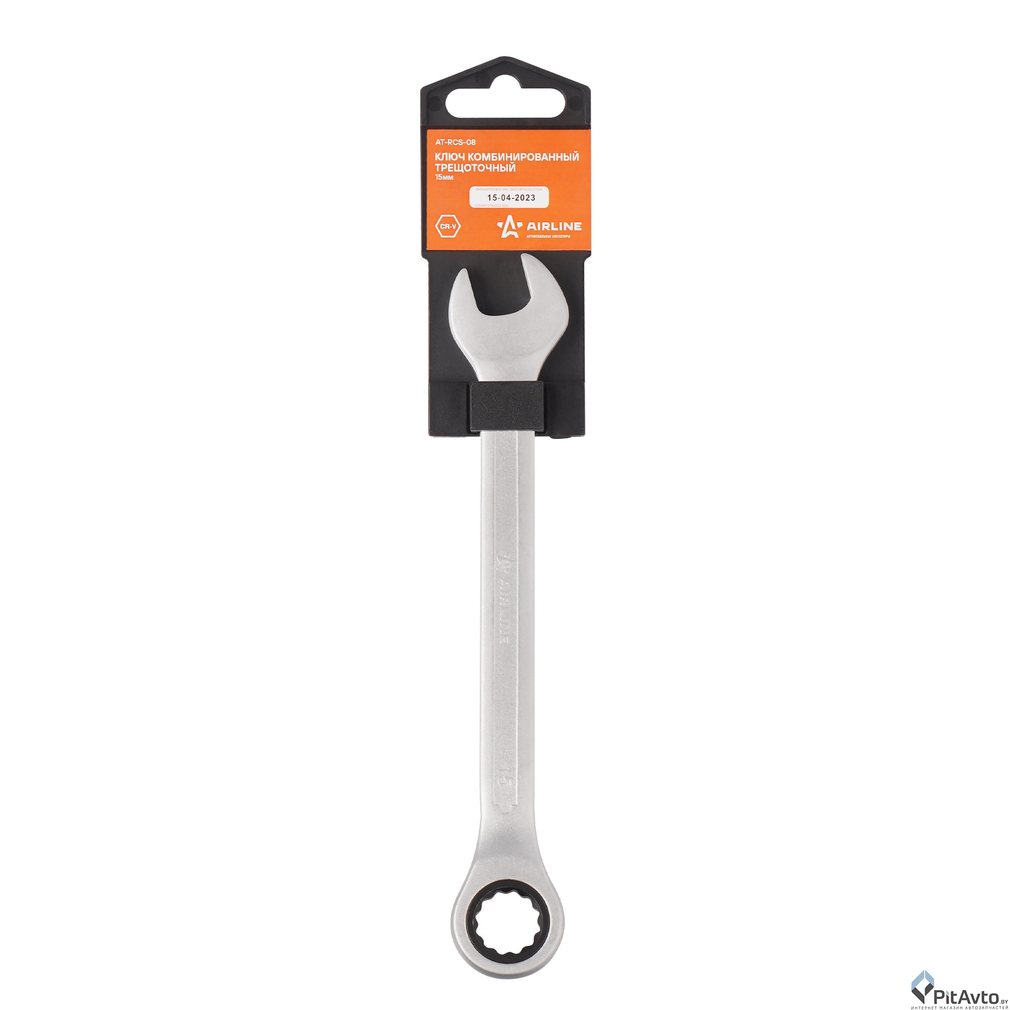 Изображение Ключ комбинированный трещоточный AIRLINE 15мм Ключ комбинированный трещоточный AIRLINE 15мм