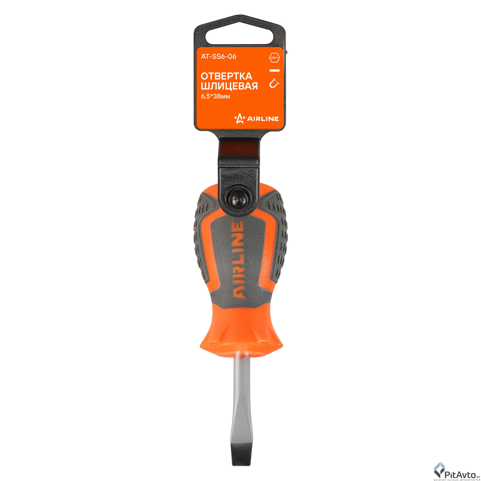 Отвертка шлицевая AIRLINE SL6.0х38мм