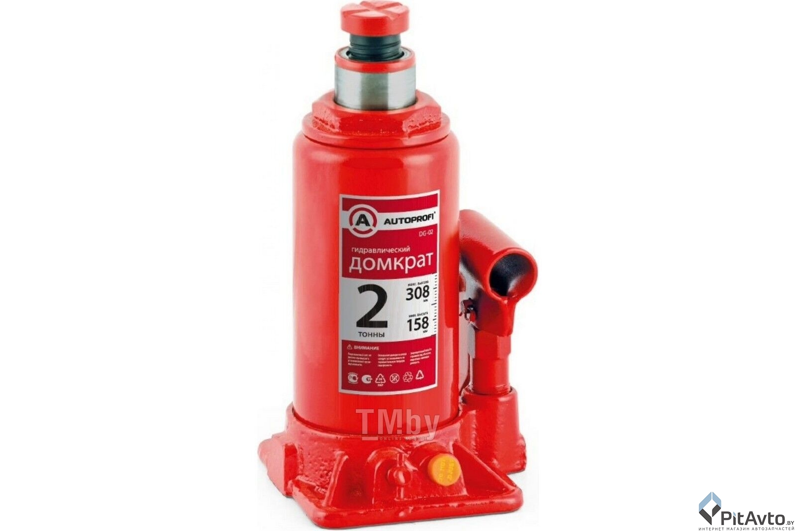 Домкрат бутылочный AUTOPROFI DG-10 10 тонн