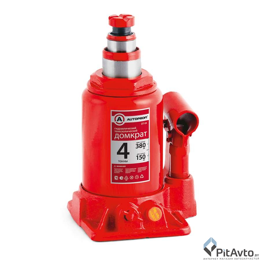 Домкрат бутылочный AUTOPROFI DT-04  4 т