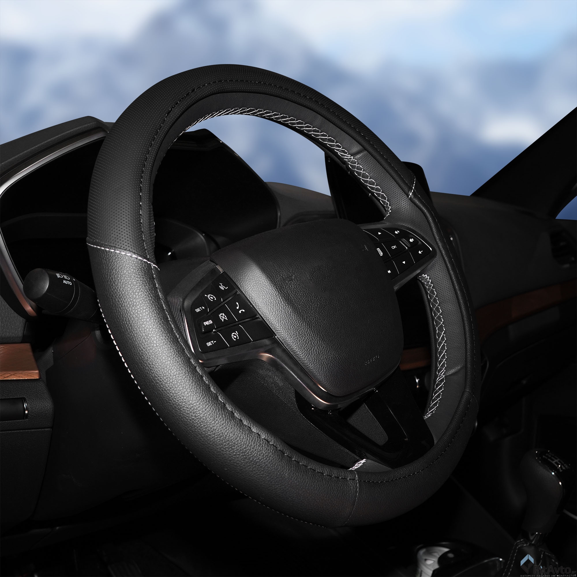 Изображение Оплетка на руль из искусственной кожи AIRLINE AWCSL01M Оплетка на руль из искусственной кожи AIRLINE AWCSL01M