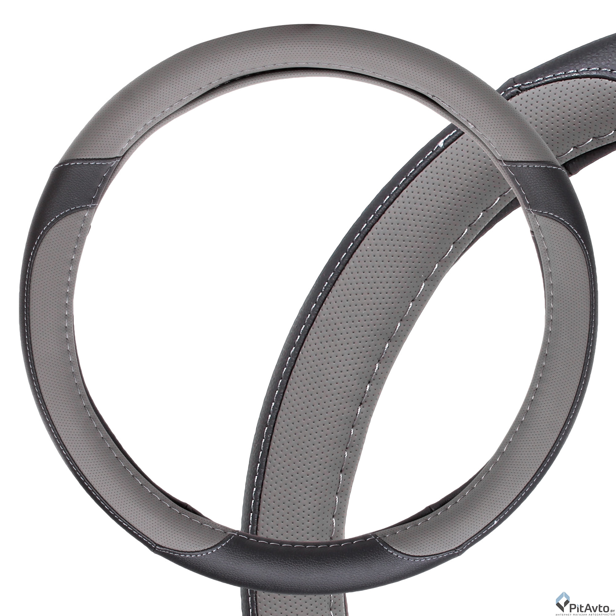Оплетка на руль из искусственной кожи AIRLINE AWCSL02L